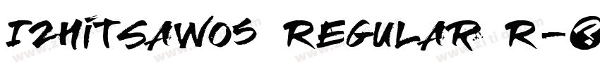IzhitsaW05 Regular R字体转换